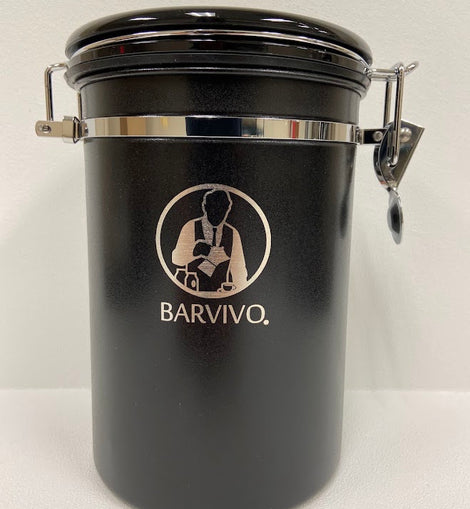 Stainless Steel Canister and a Full Pound of Coffee