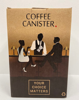 Stainless Steel Canister and a Full Pound of Coffee