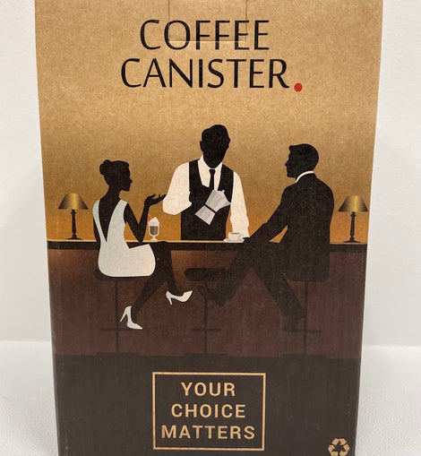 Stainless Steel Canister and a Full Pound of Coffee