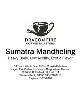 Sumatra Mandheling- 5 Pounds