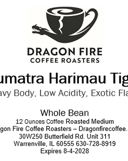 Sumatra Harimau Tiger- 5 Pounds