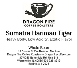 Sumatra Harimau Tiger- 5 Pounds