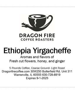 5 Pounds Ethiopian Yirgacheffe